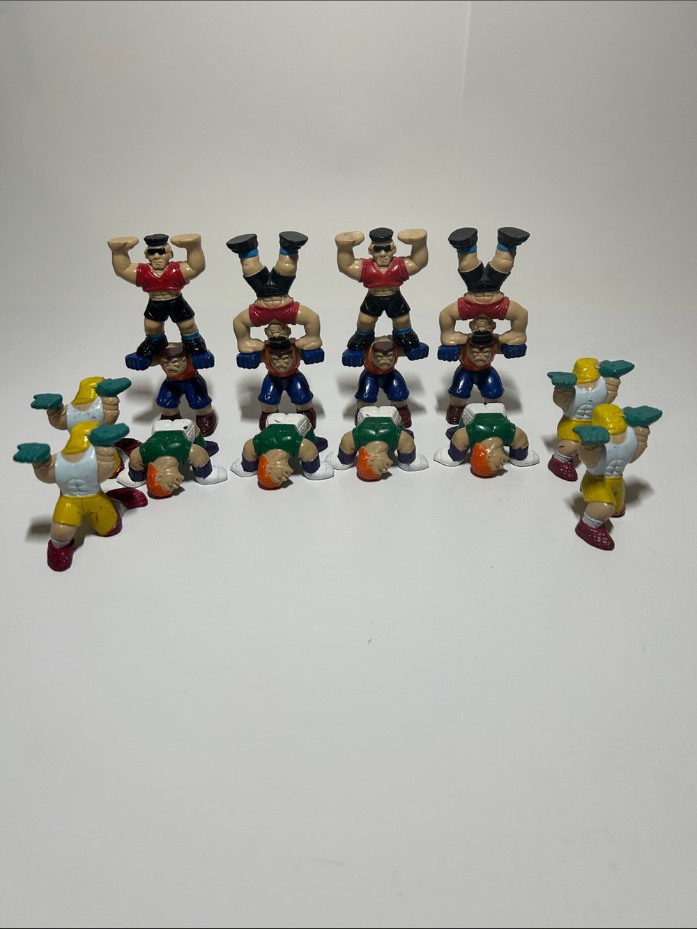 1989 Irwin Toy Street Stackers Figures - lot of 16